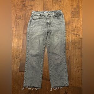 grey zara jeans